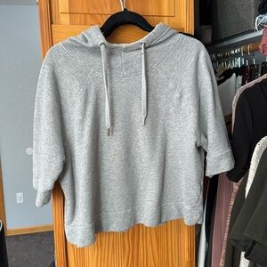 PACT organic cotton crop short sleeve hoodie